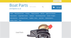 Desktop Screenshot of boatpartsandspares.co.uk